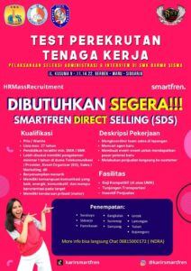 Recruitment Tenaga Kerja PT. Smartfren Telecom Tbk. Di SMA PLUS MAWA